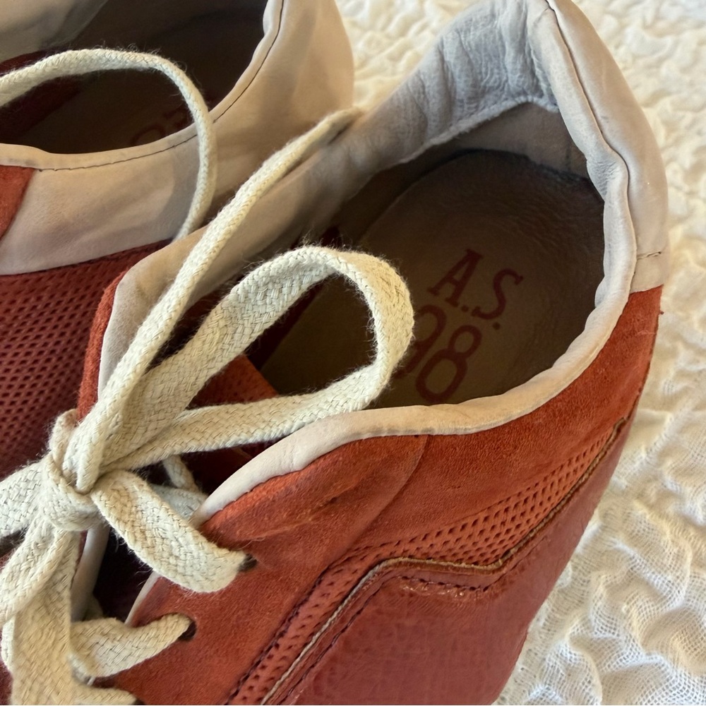 A.S.98 Alfie Platform Sneakers in Rust Orange EU 39 - Picture 11 of 13